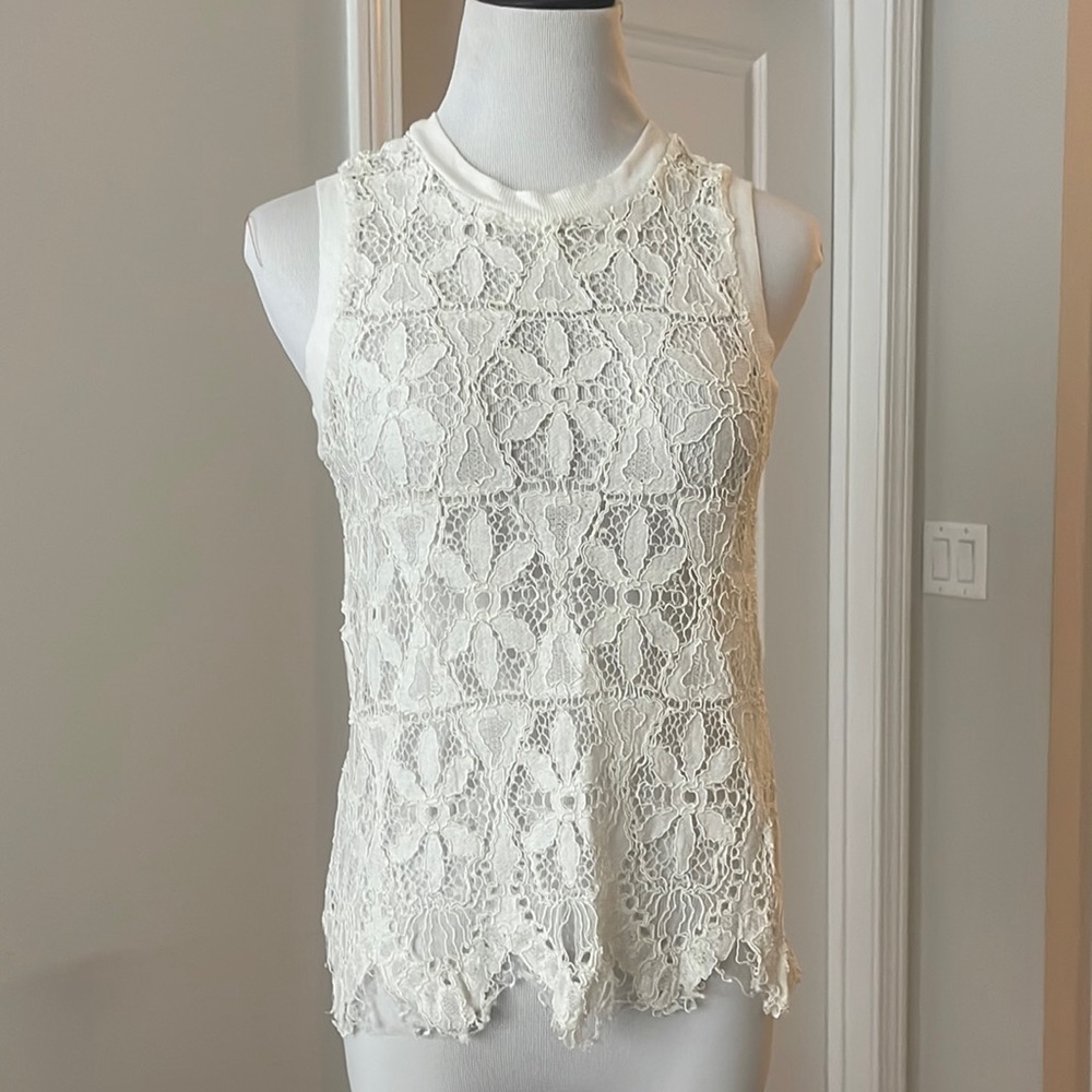 Lace Anthropologie tank